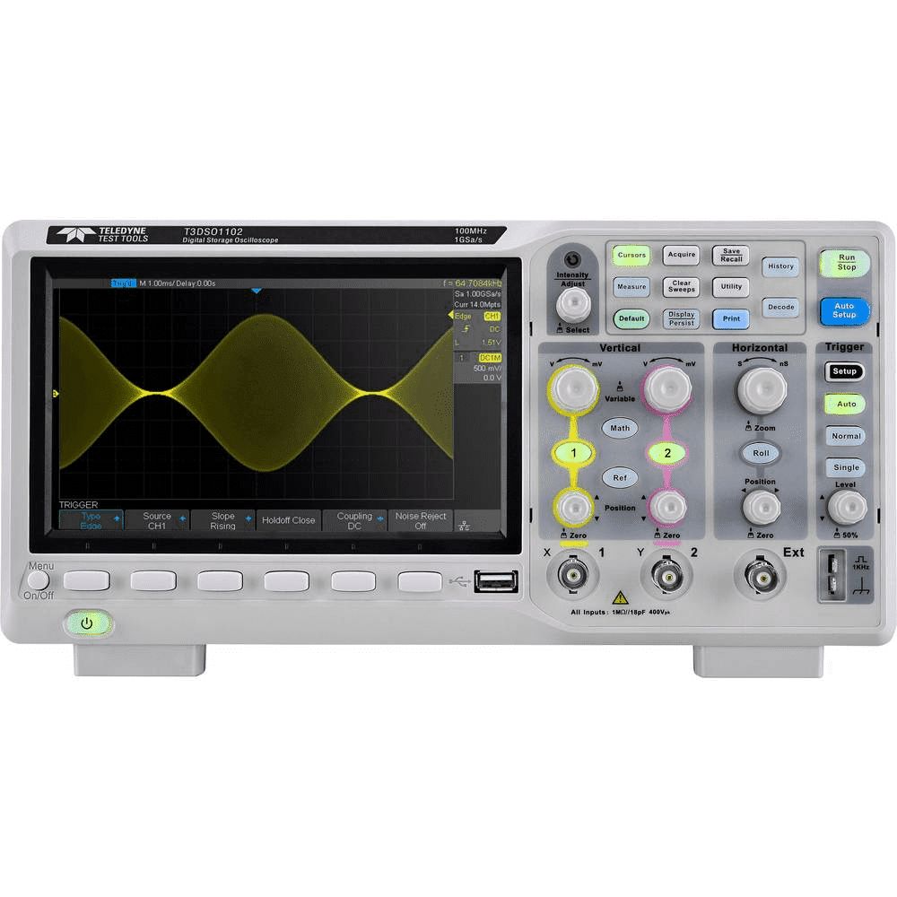 Teledyne LeCroy T3DSO1202A T3DSO1000A Series, 200MHz Bench Oscilloscope, 2 Analogue Channels