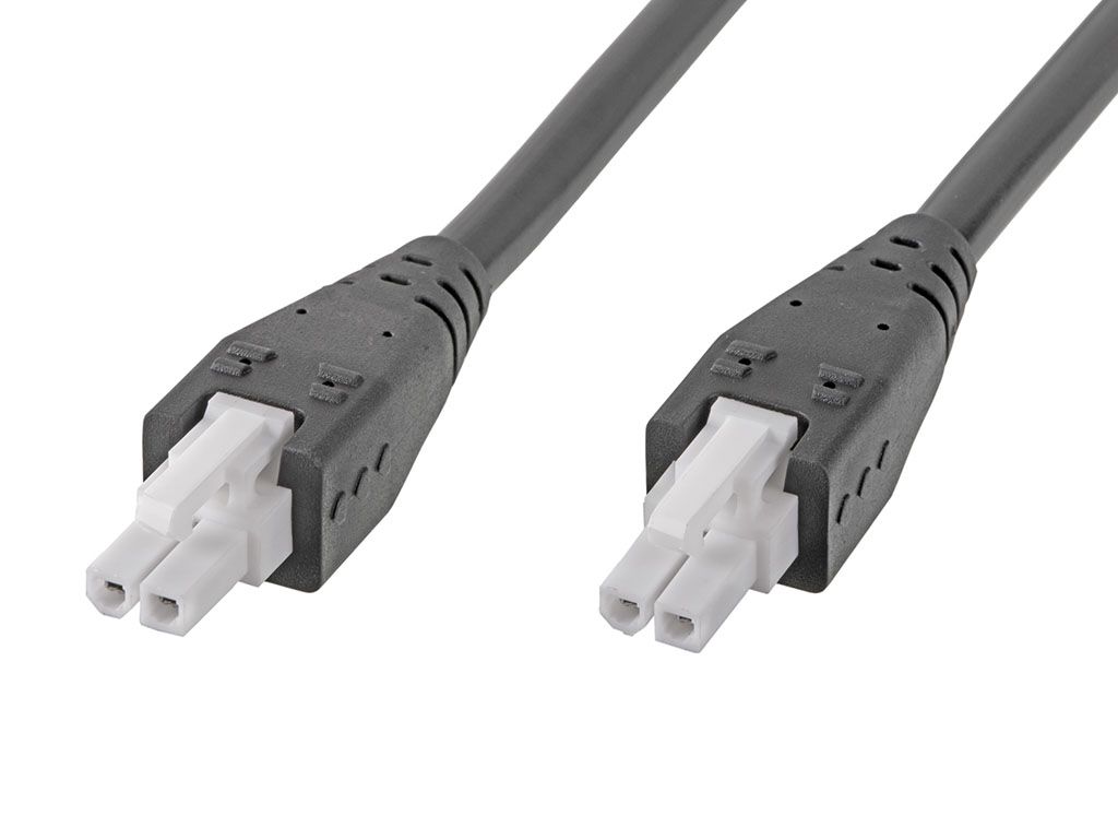 Molex 2 Way Female Mini-Fit Jr. to 2 Way Female Mini-Fit Jr. Wire to Board Cable, 500mm