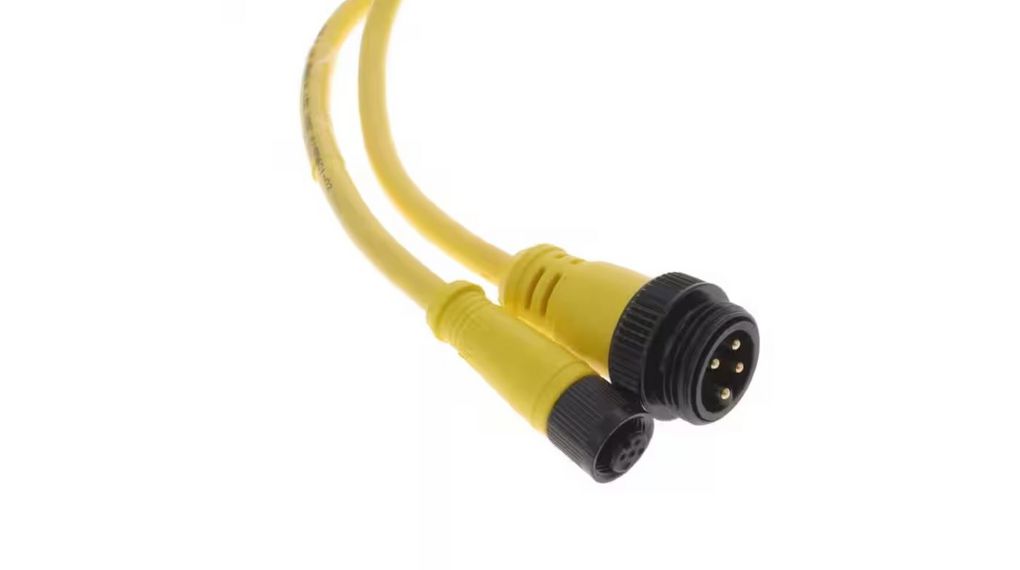 Molex Male Female Cordset, 1 m