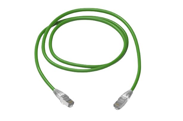 HellermannTyton Connectivity, 2m Cat6a, Green RJ45 to RJ45, S/FTP, Terminated