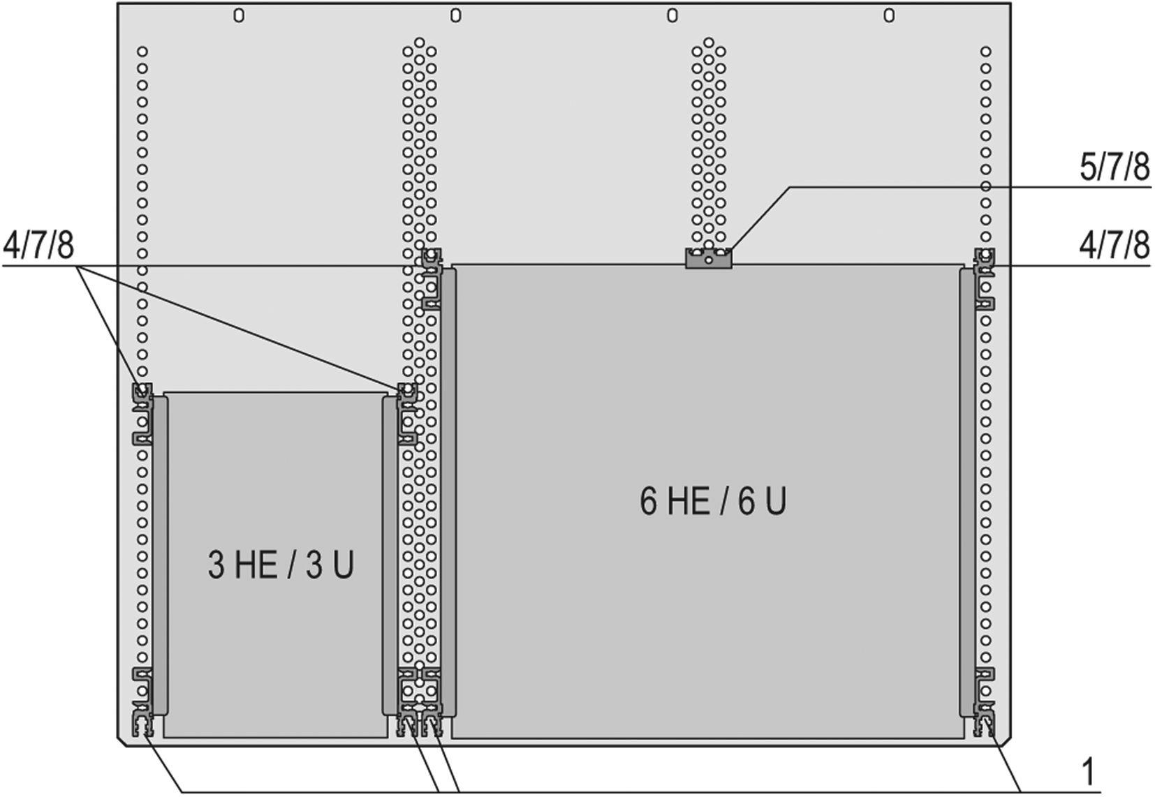 nVent SCHROFF MultipacPRO Series 1U Rack Mount Chassis