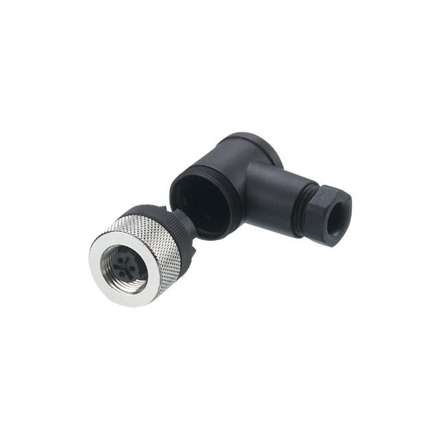 ifm electronic Angled 1 Pole M12 Socket Adapter