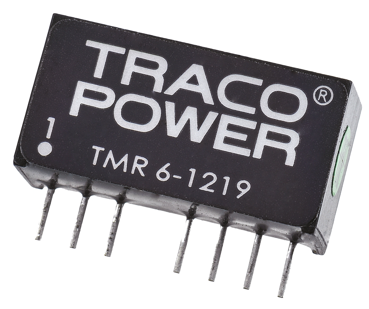 TRACOPOWER TMR 6 DC-DC Converter, 9V dc/ 667mA Output, 9 → 18 V dc Input, 6W, Through Hole, +70°C Max Temp -40°C