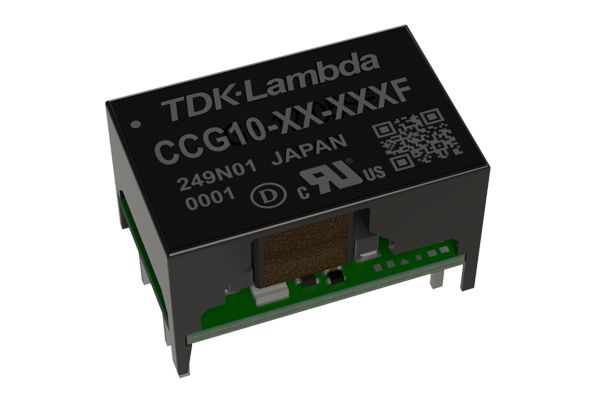 TDK-Lambda CCG 1.3-10W DC-DC Converter, 15V dc/ 700mA Output, 4.5 → 18 V dc Input, 10.5W, Through Hole, +100°C