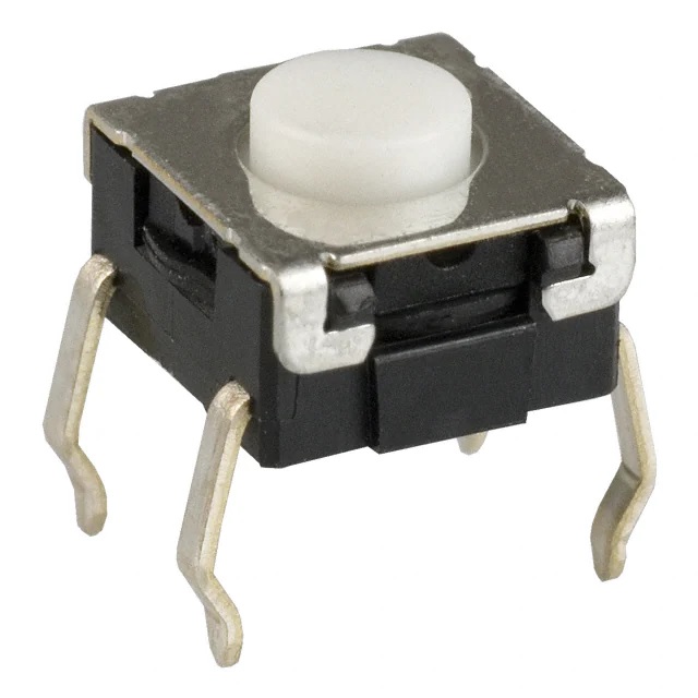 Omron Plunger Tactile Switch, SPST 50 mA @ 24 V dc 0.9mm Through Hole