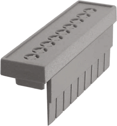 CAMDENBOSS Polycarbonate Terminal Cover, 20mm H, 14mm W, 36mm L for Use with CNMB DIN Rail Enclosure