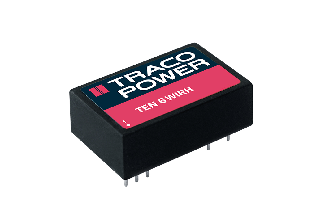 TRACOPOWER TEN 6WIRH Isolated DC-DC Converter, 24V dc/ 250mA Output, 36 → 160 V dc Input, 6W, PCB Mount, +90°C