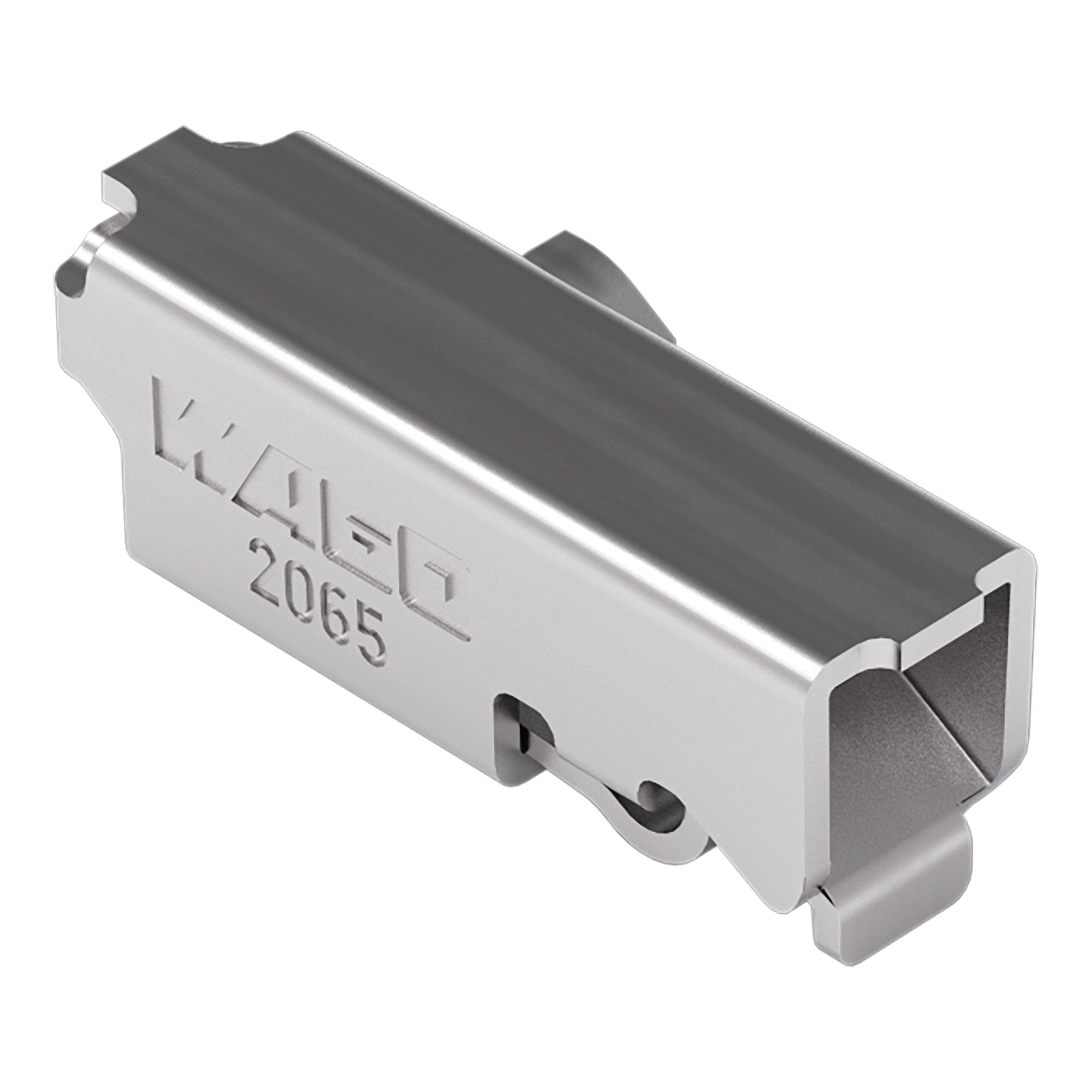 WAGO 2065 Series PCB Terminal Block, 2-Contact, 6.5mm Pitch, Push-In, 1-Row, Cage Clamp Termination