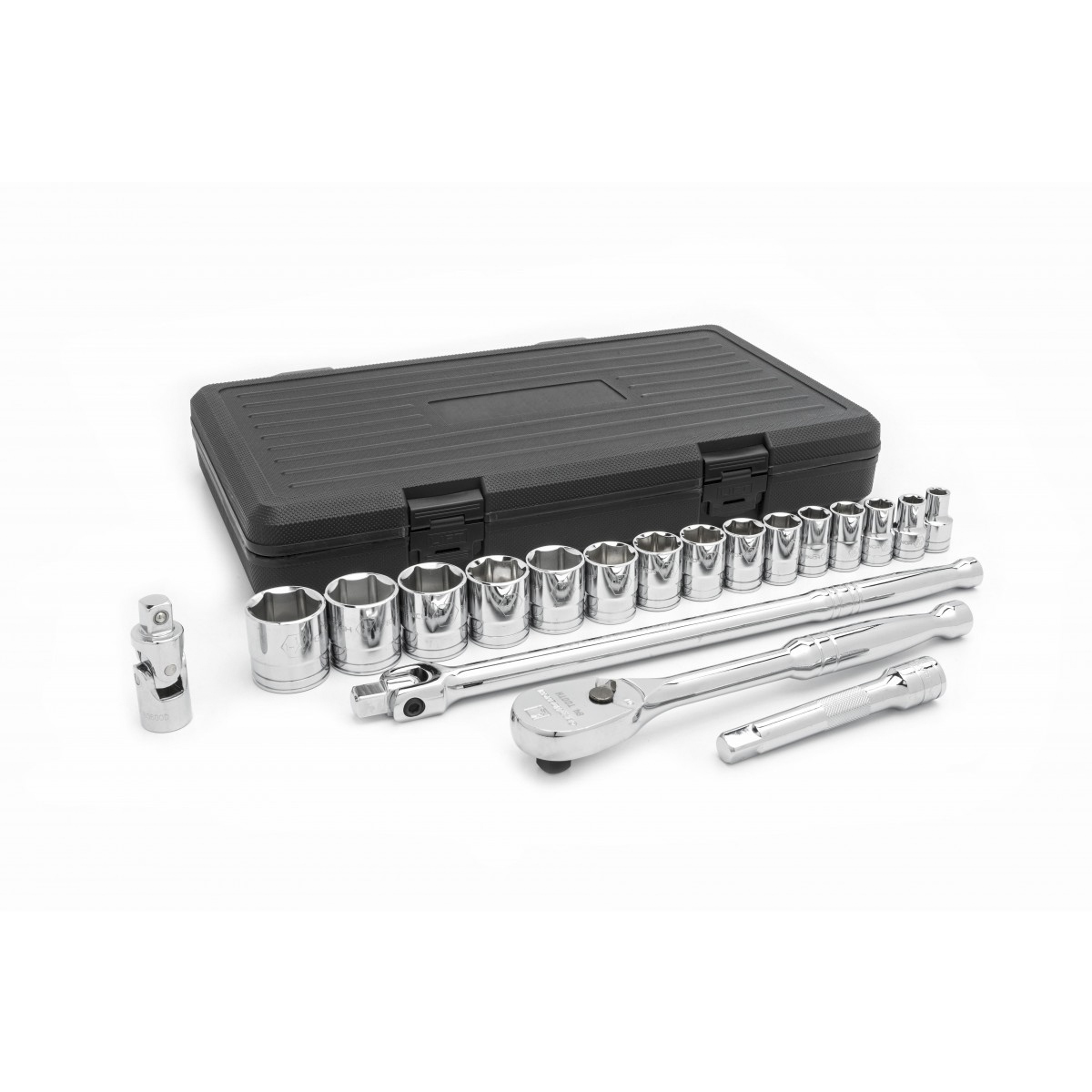 GearWrench 19-Piece Imperial 1/2 in Standard Socket Set with Ratchet, 6 point