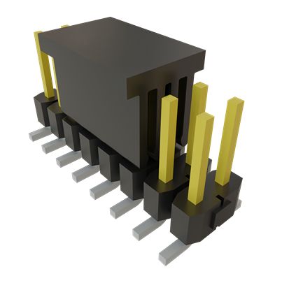 Samtec TSM Series Vertical Surface PCB Header, 16 Contact(s), 2.54 mm Pitch, 2 Row, Unshrouded