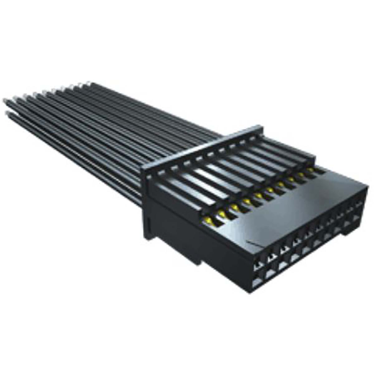 Samtec 14 Way Female Tiger Eye SFSD to 14 Way Female Wire to Board Cable, 355.6mm