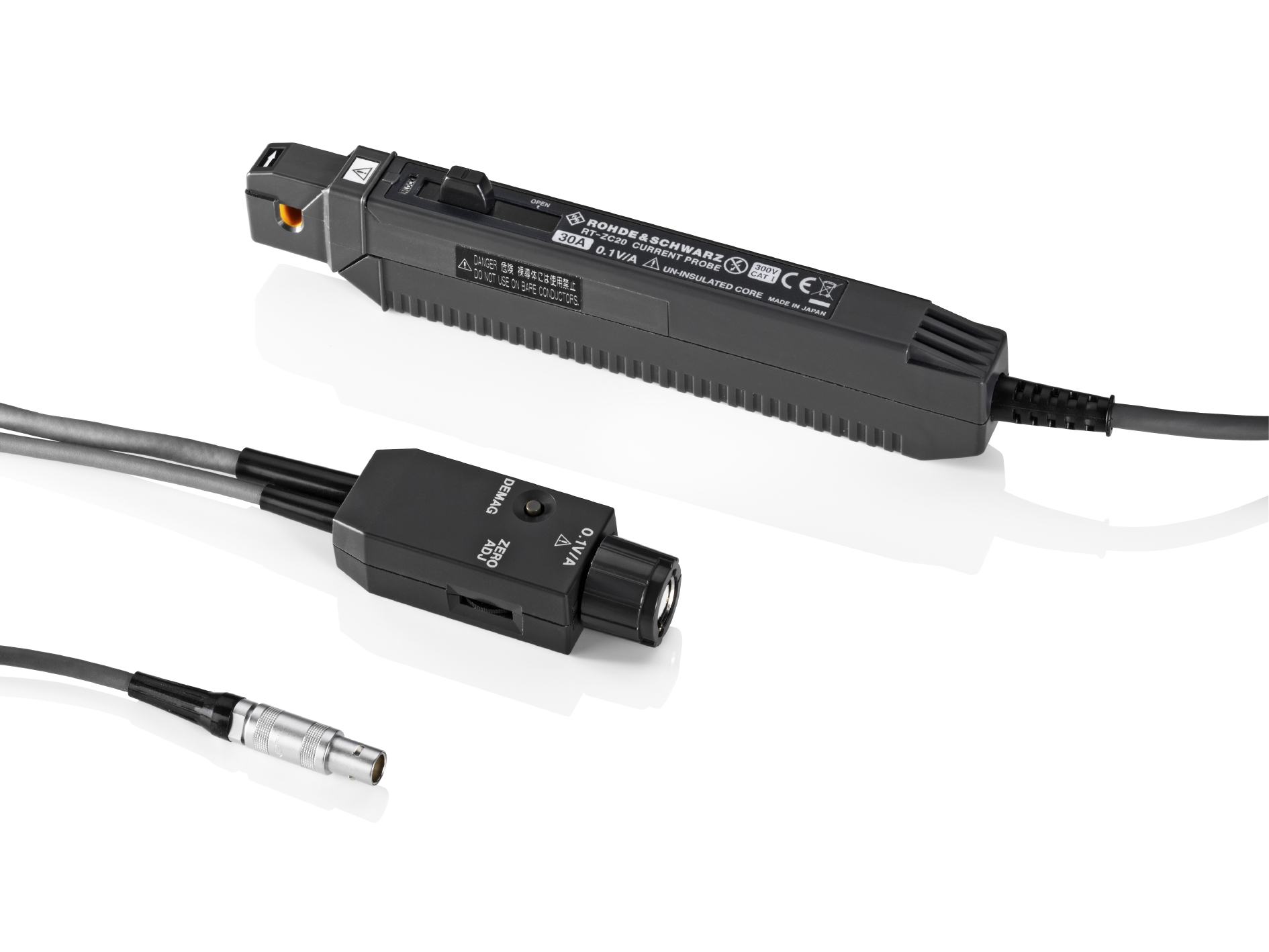 Rohde & Schwarz RT-ZC Series RT-ZC20 Oscilloscope Probe, Current Type, 100MHz, BNC Connector