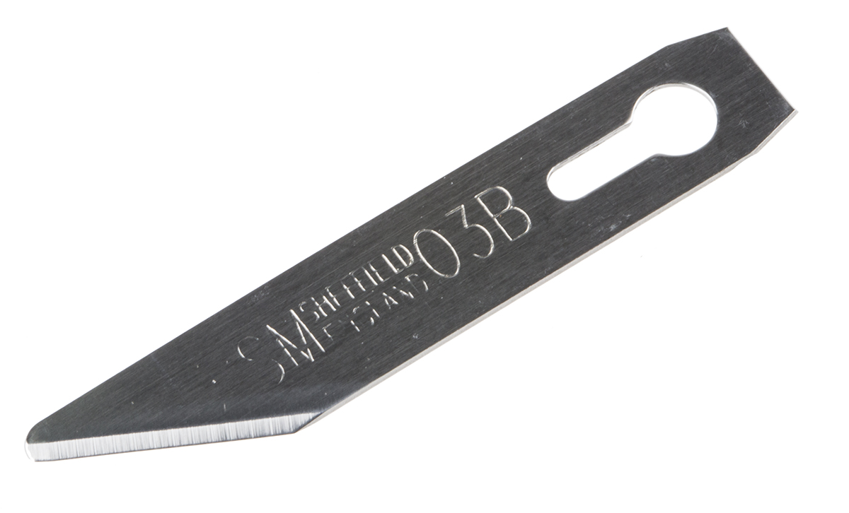 Masterplug Carbon Steel Flat Scalpel Blade, 50 per Package