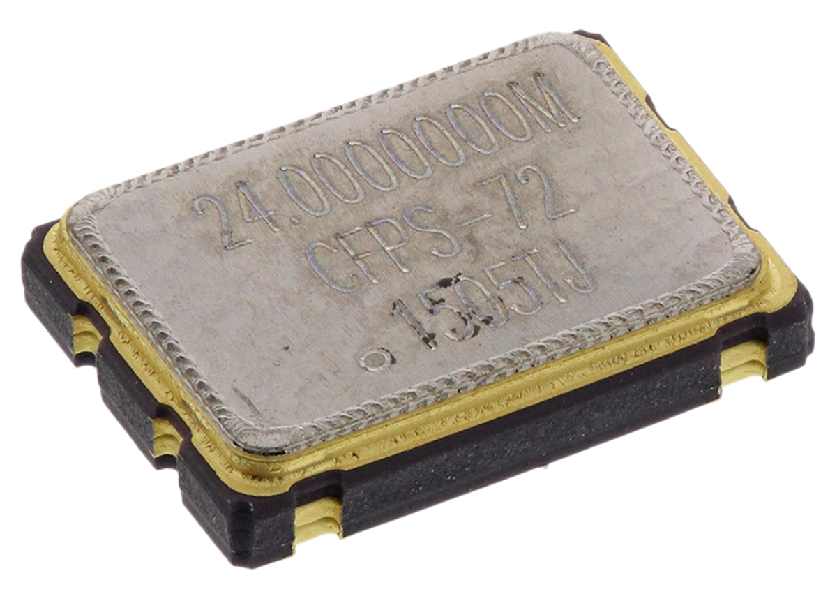 IQD, 24MHz XO Oscillator, ±50ppm HCMOS, TTL, 4-Pin SMD LFSPXO019082