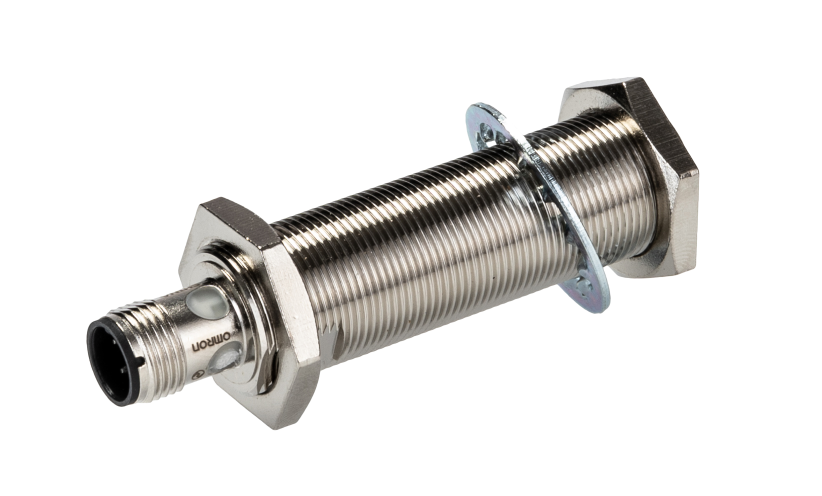 Omron Inductive Threaded Barrel Proximity Sensor, M18, 8 mm Detection, PNP NO, 10 → 30 V dc
