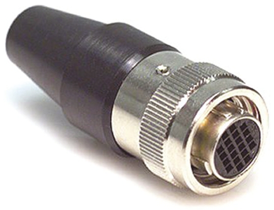Hirose Circular Connector, 20 Contacts, Cable, Miniature Connector, Plug, Female, HR22 Series