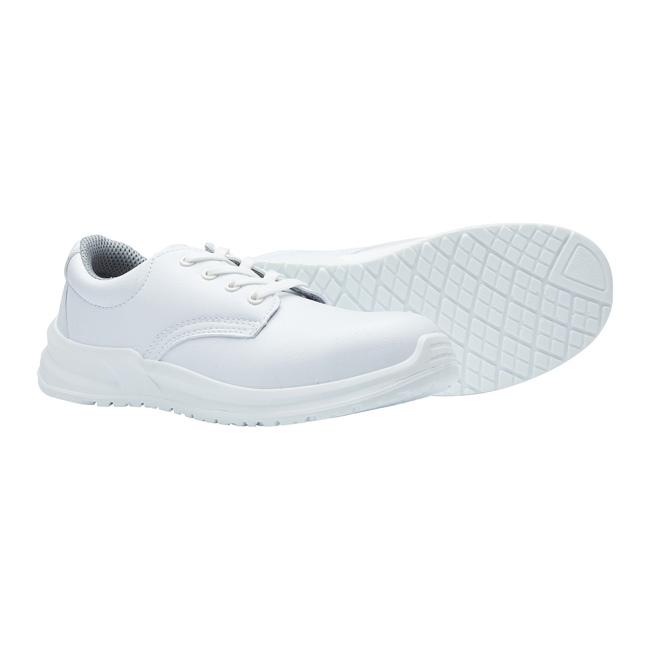 Orbit International Unisex White Steel Toe Capped Safety Shoes, UK 12, EU 47