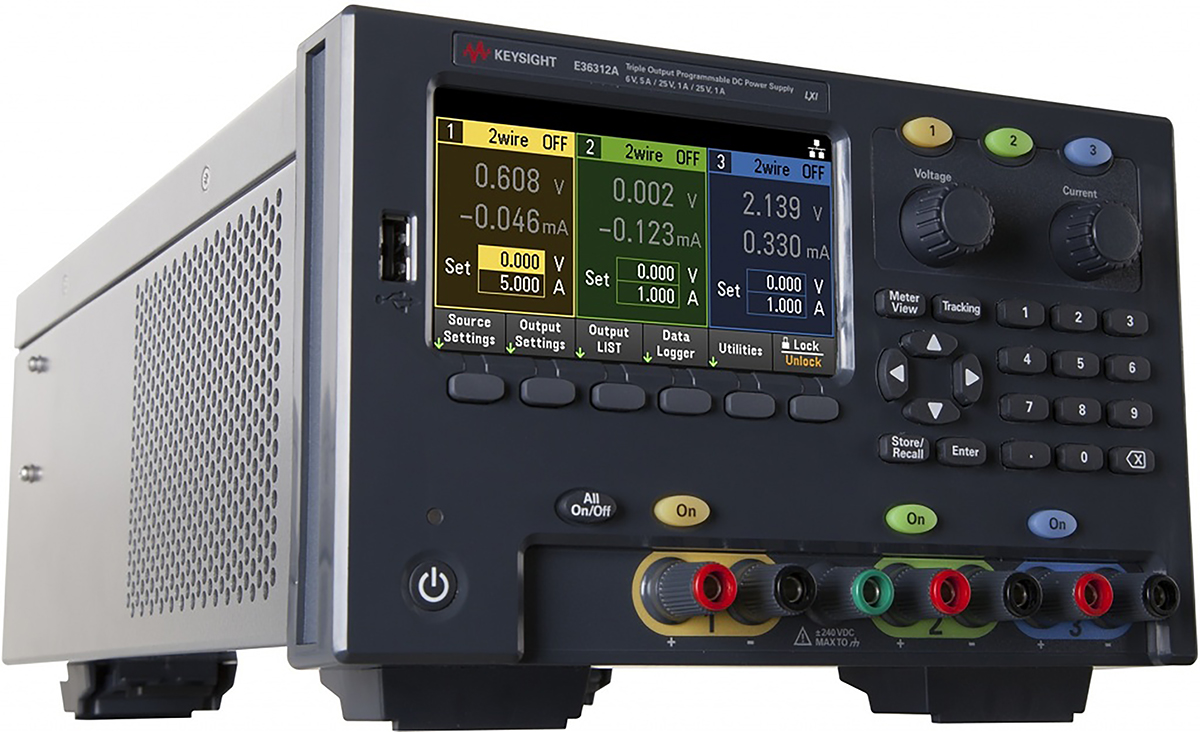 Keysight Technologies E36300 Series Digital Bench Power Supply, 0 → 6V, 1A, 3-Output, 80W