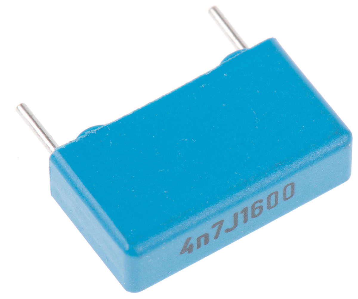 KEMET PHE450 Metallised Polypropylene Film Capacitor, 1.6 kV dc, 650 V ac, ±5%, 4.7nF, Through Hole