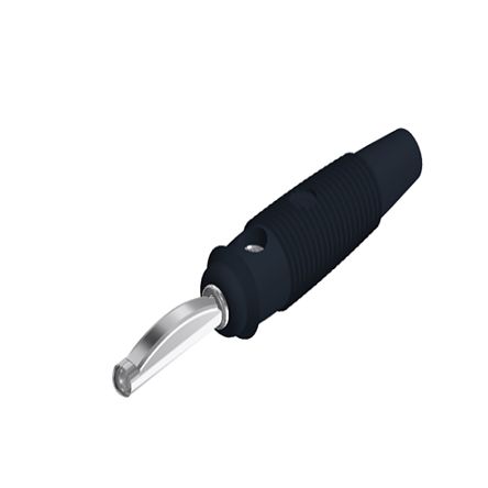 Hirschmann Test & Measurement Green Male Banana Connector, 4 mm Connector, Solder Termination, 30A, 60V dc, Nickel