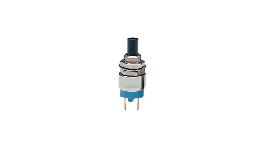 APEM 9600 Series Push Button Switch, Momentary, Panel Mount, 6.35mm Cutout, Normally Open (NO), 30V dc
