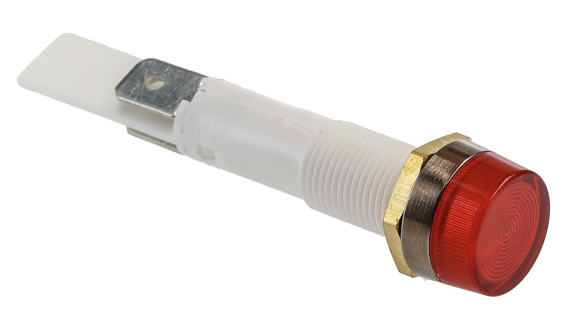 Arcolectric (Bulgin) Ltd 0277 Series Red Neon Panel Mount Indicator, 12V, 10mm Mounting Hole Size, Solder Tab