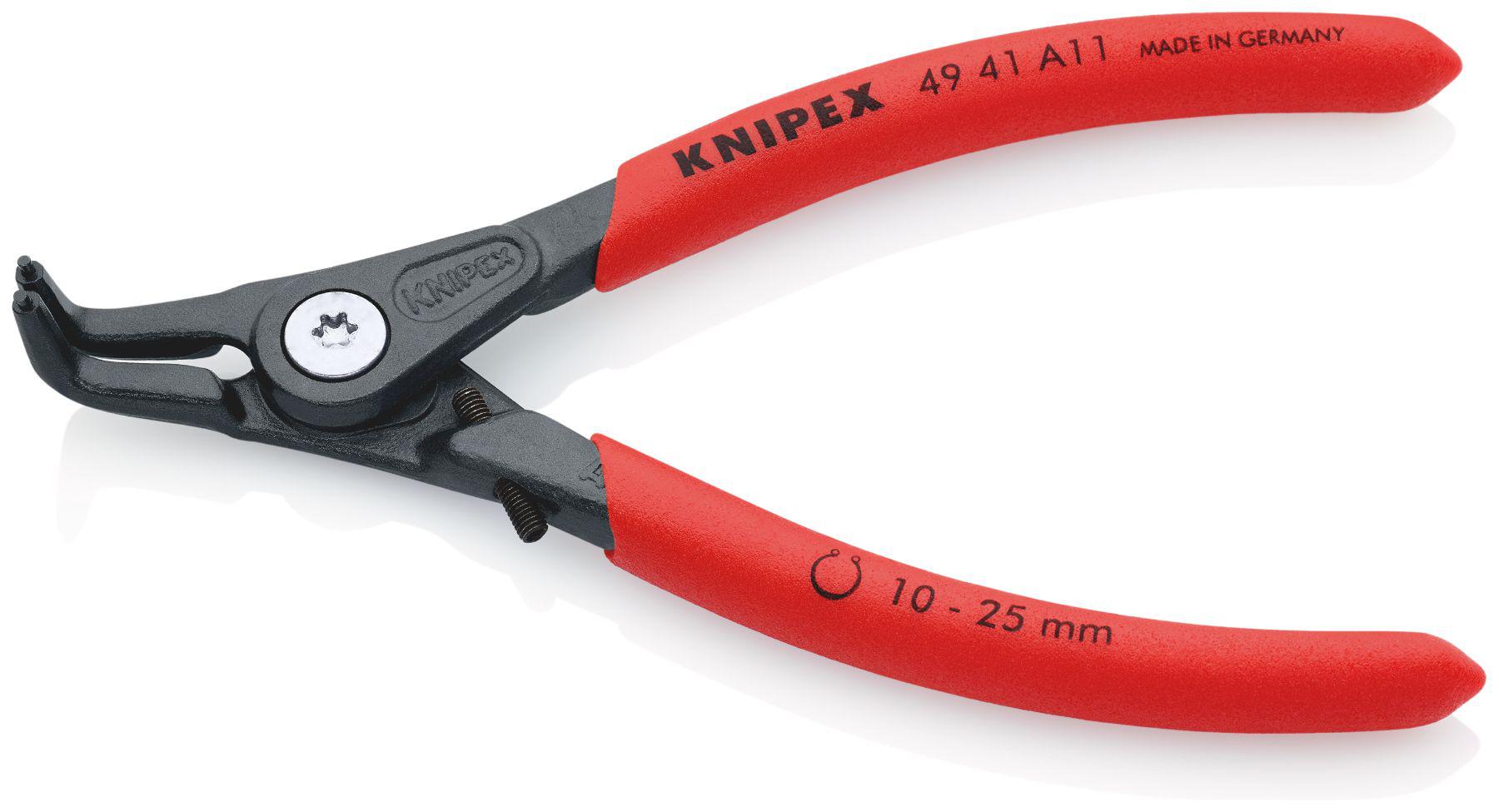 Knipex Circlip Pliers, 130 mm Overall, Angled Tip