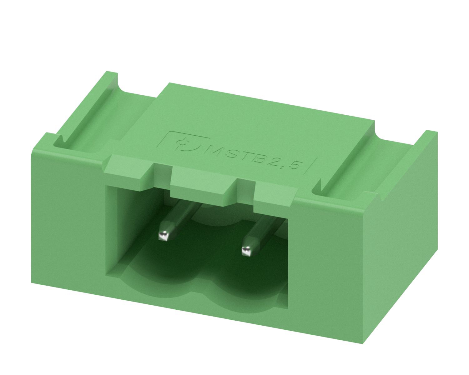 Phoenix Contact, 5.08mm Pitch, COMBICON Control, 2 Way, , Pluggable Terminal Block, Header, Through Hole, Screw