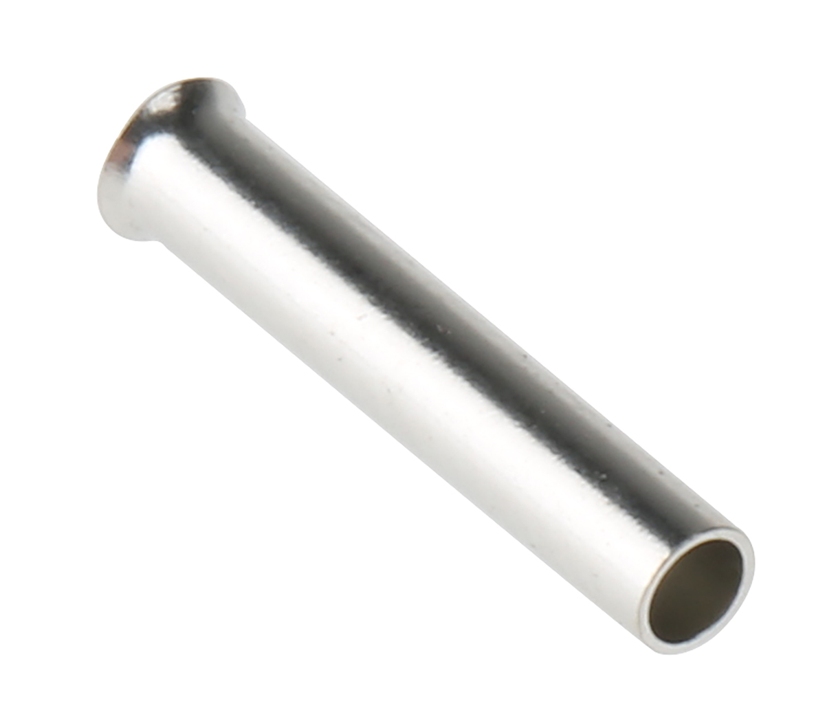 RS PRO Crimp Bootlace Ferrule, 10mm Pin Length, 1.4mm Pin Diameter, 1mm² Wire Size