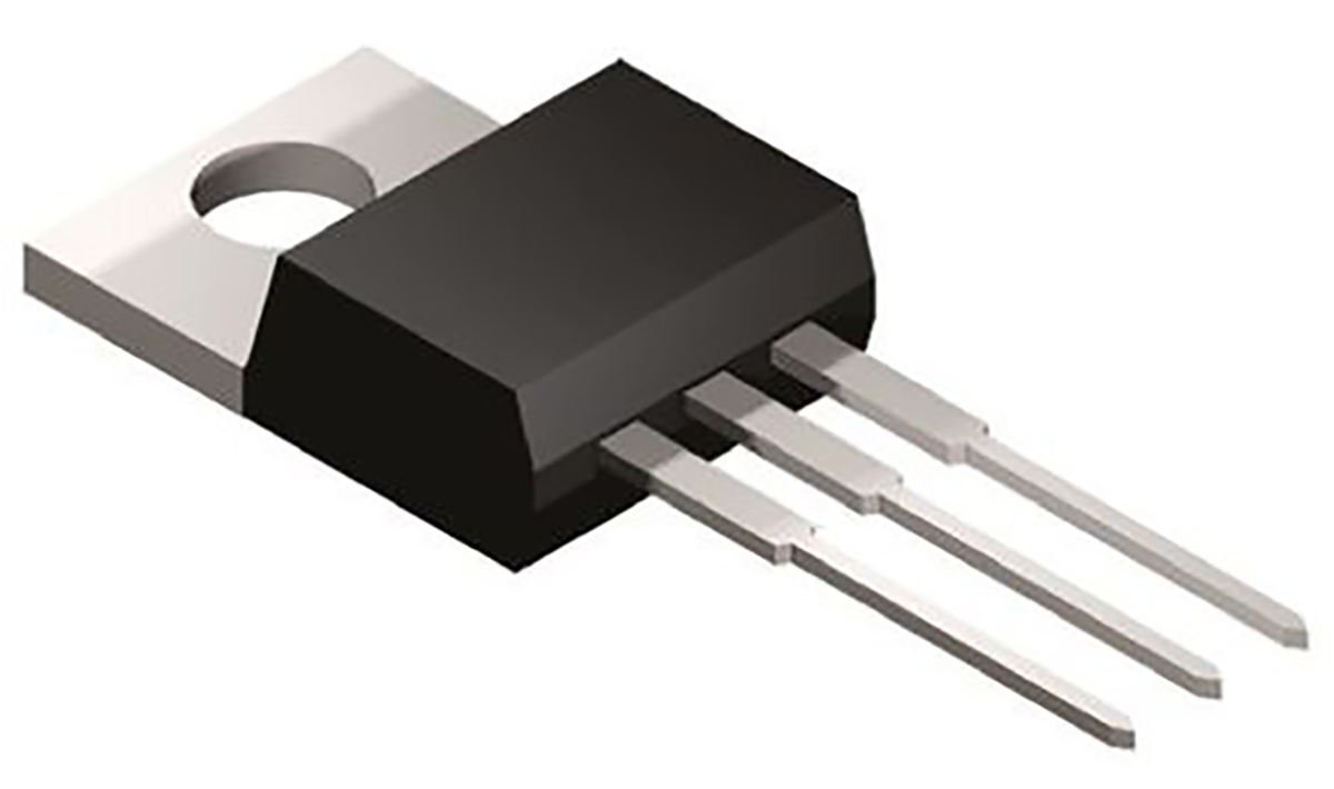 STMicroelectronics Through Hole, 3-pin, TRIAC, 600V, Gate Trigger 1.3V 600V