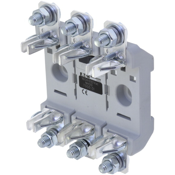 Eaton 160A Rail Mount Fuse Holder for NH00 Fuse, 3P, 690V ac