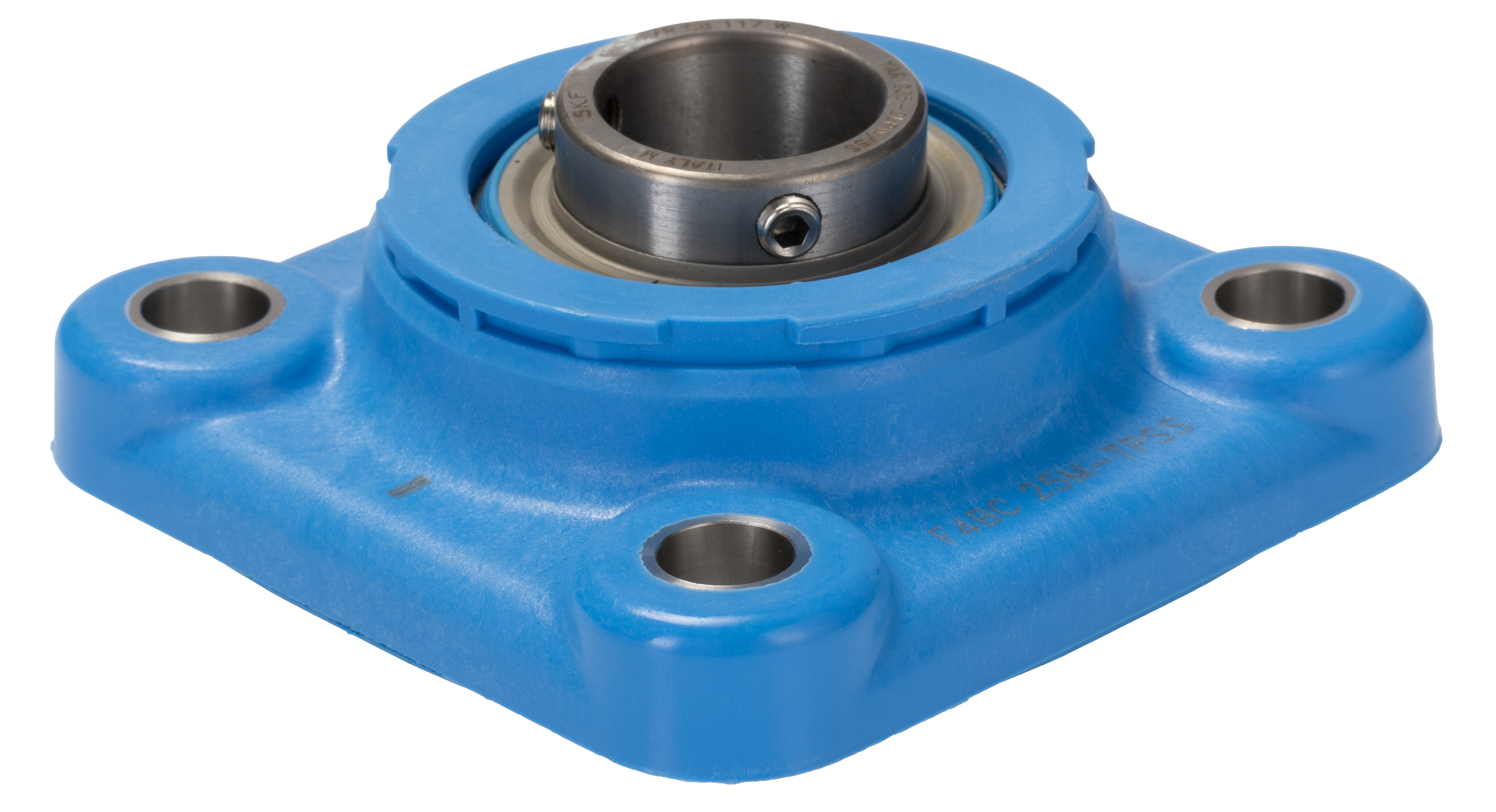 4 Hole Flange Bearing Unit, F4BC 25M-TPSS, 25mm ID