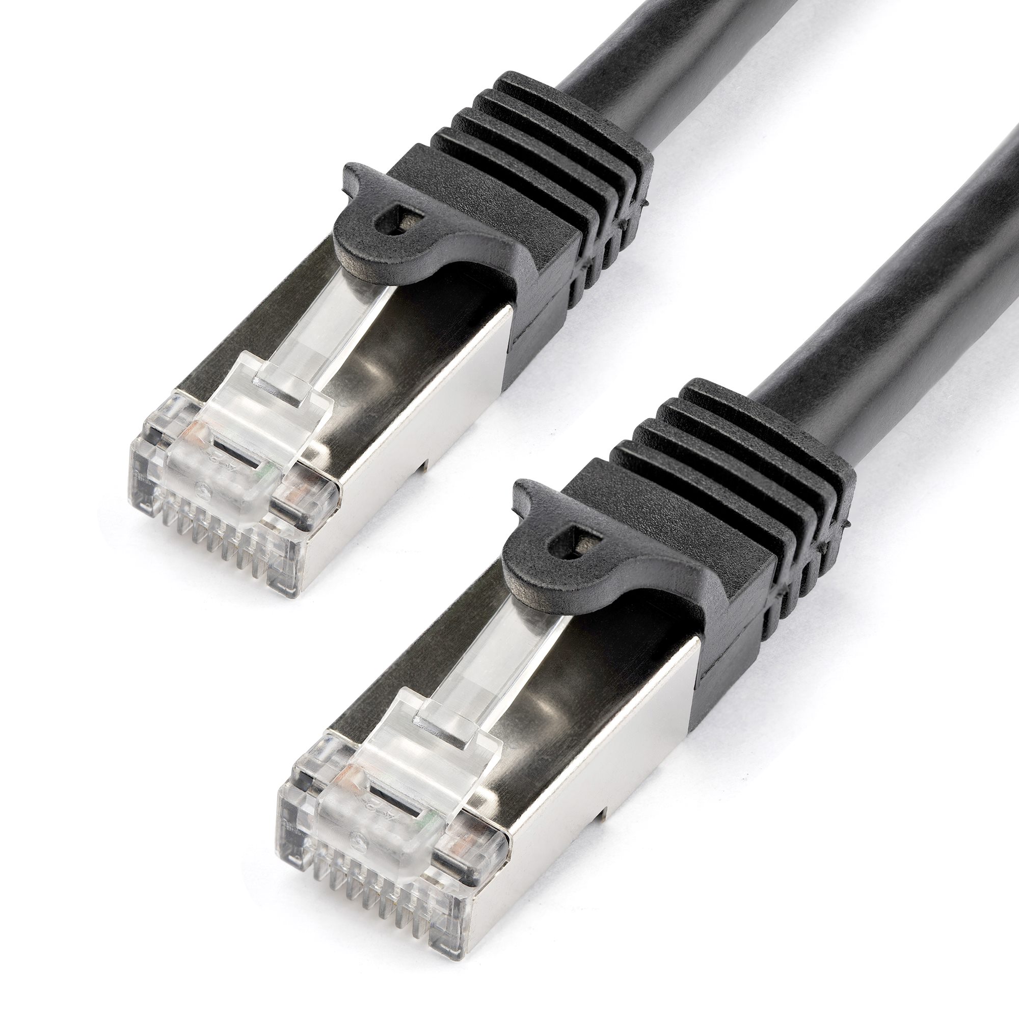 StarTech.com, 1m Cat6, Black RJ45 to Male RJ45 Male, S/FTP Shielded, Terminated PVC Sheath