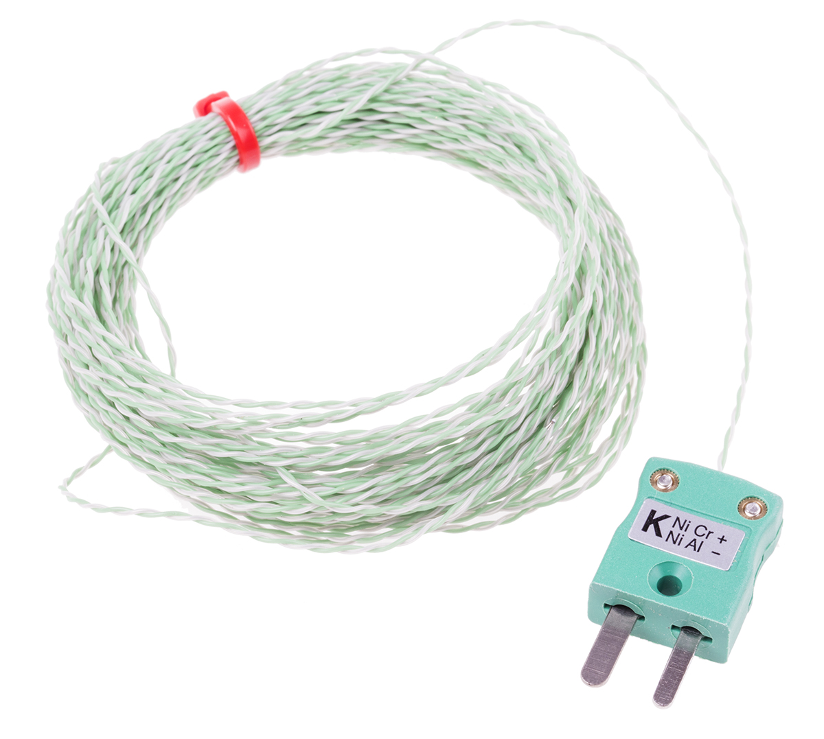RS PRO Type K Exposed Junction Thermocouple 10m Length, 1/0.2mm Diameter → +250°C