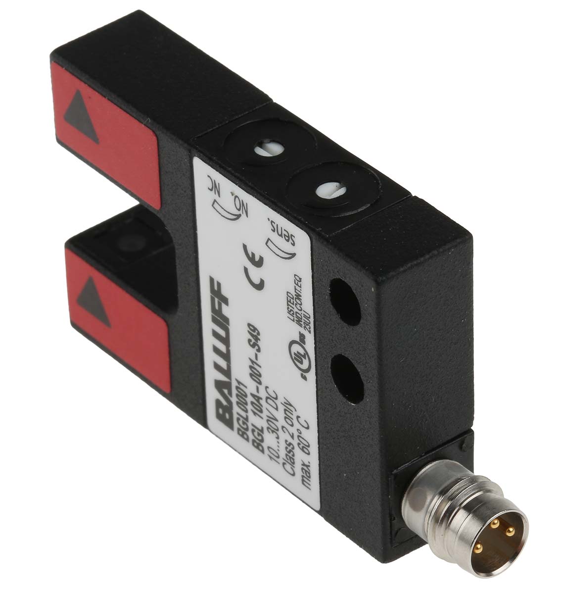 BALLUFF Through Beam Photoelectric Sensor, Fork Sensor, 10 mm Detection Range