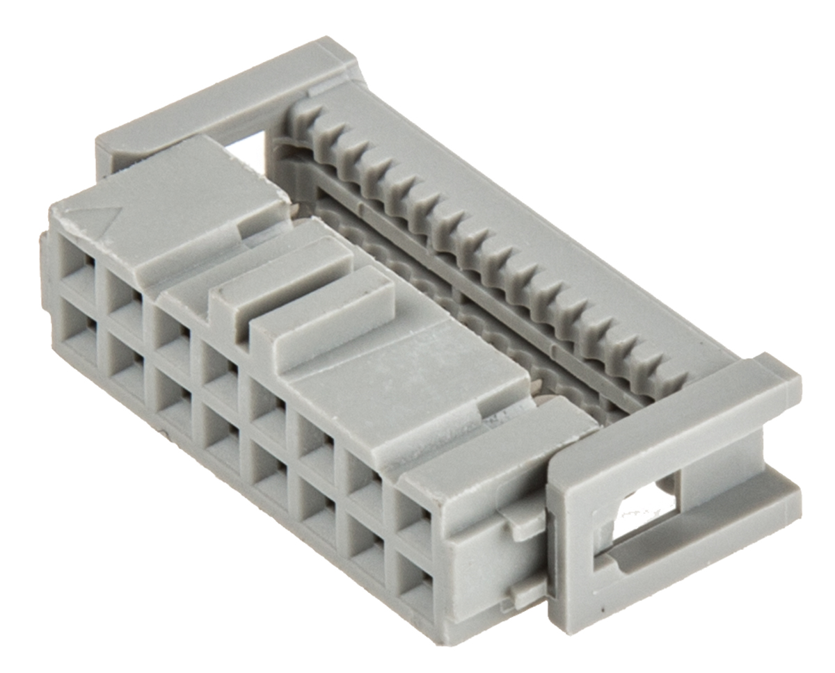 3M 16-Way IDC Connector Socket for Cable Mount, 2-Row