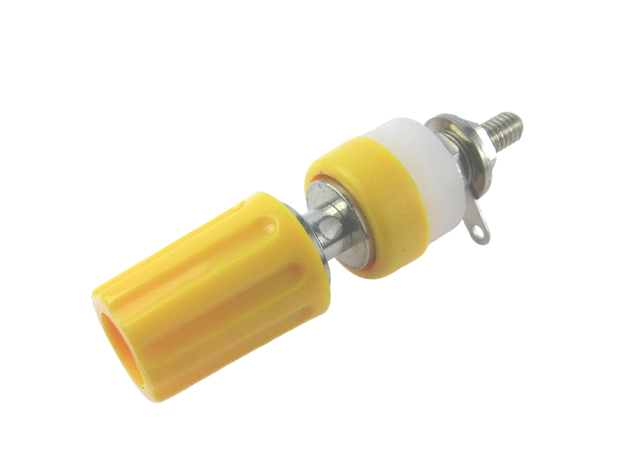 RS PRO 4mm Yellow Terminal Post, 60V dc, 15A, 4BA Thread