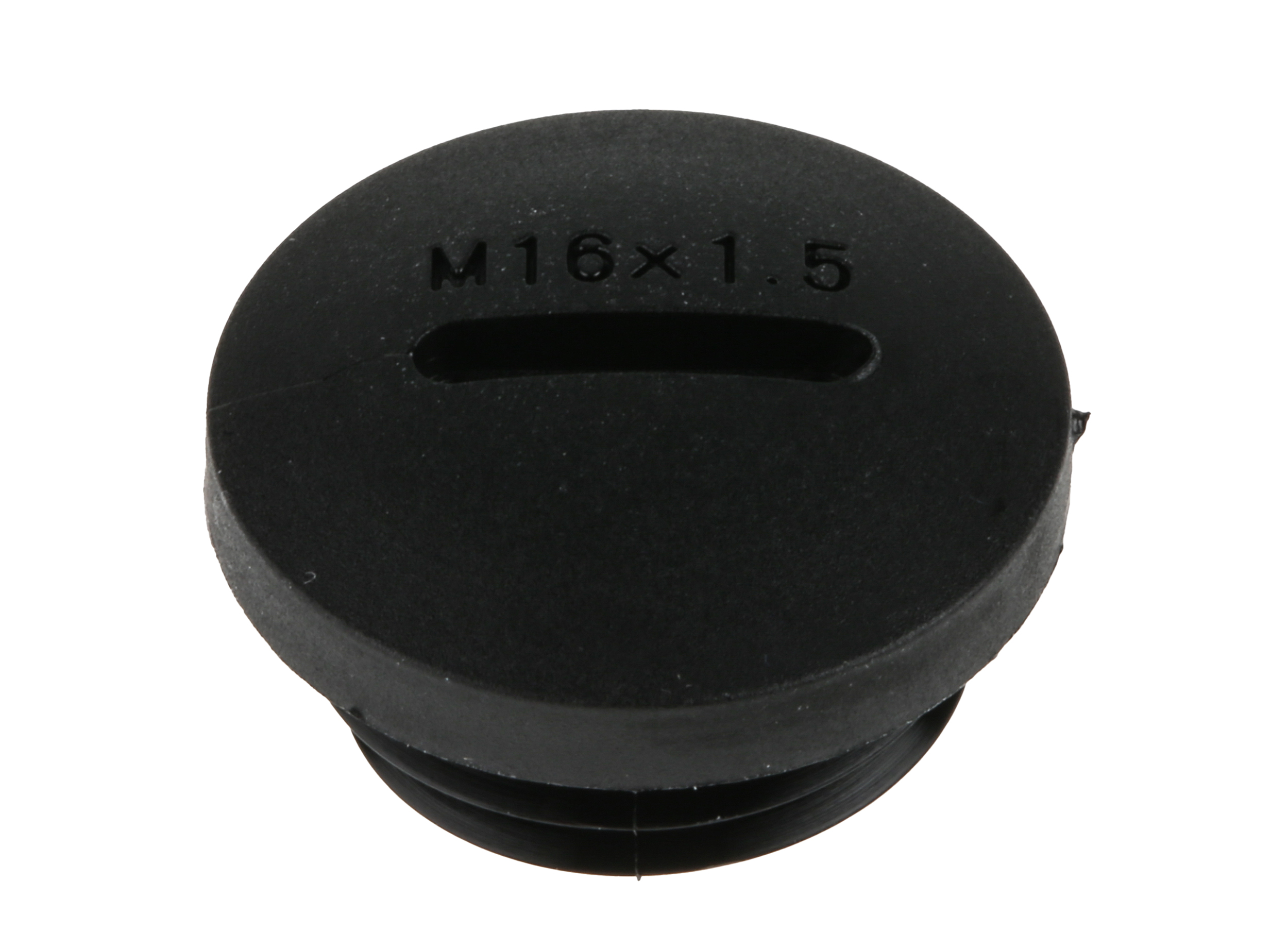 RS PRO Blanking Plug, M16, 15.7mm Hole Diameter, Nylon 66, 20mm Diameter, Threaded