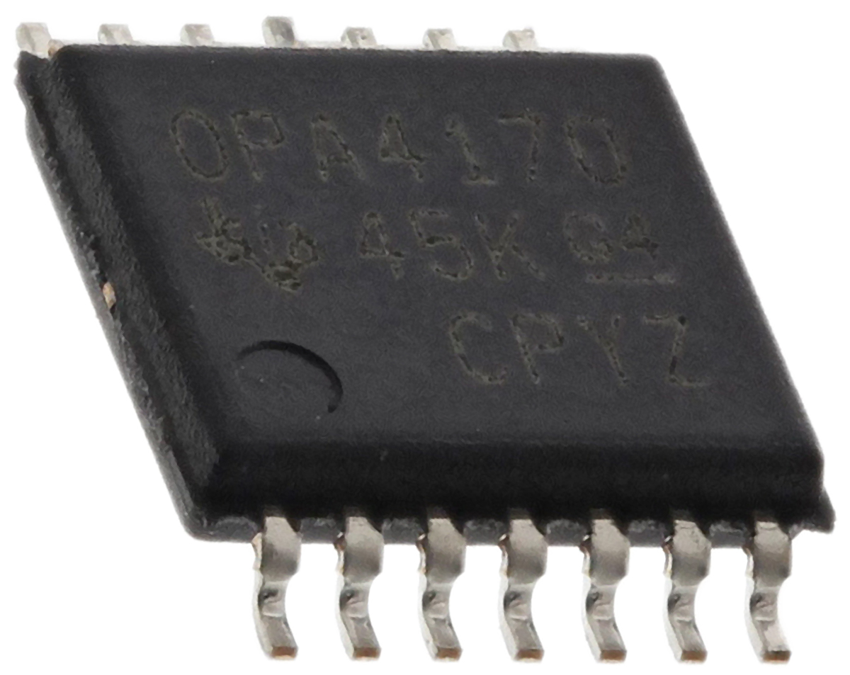 Texas Instruments, Operational Amplifier, 1.2 MHz, 14-Pin 18 V TSSOP