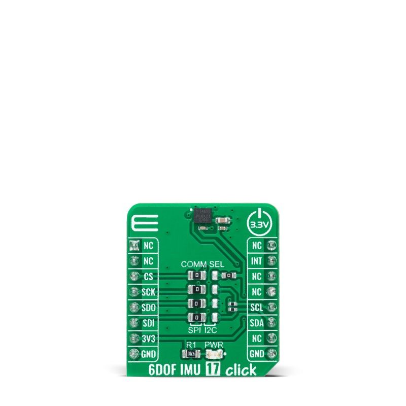 MikroElektronika 6DOF IMU 17 Click Motion Sensor Add On Board for IIM-42652 mikroBUS Socket