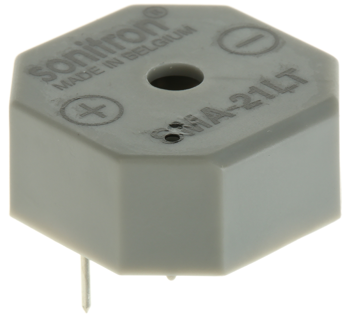 Sonitron 90dB Through Hole Multifunction Internal Buzzer, 17.5 x 17.5 x 8.5mm, 1.5V dc Min, 15V dc Max