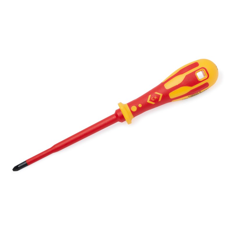 CK Phillips  Screwdriver, PZ2 Tip, 125 mm Blade, VDE/1000V, 232 mm Overall