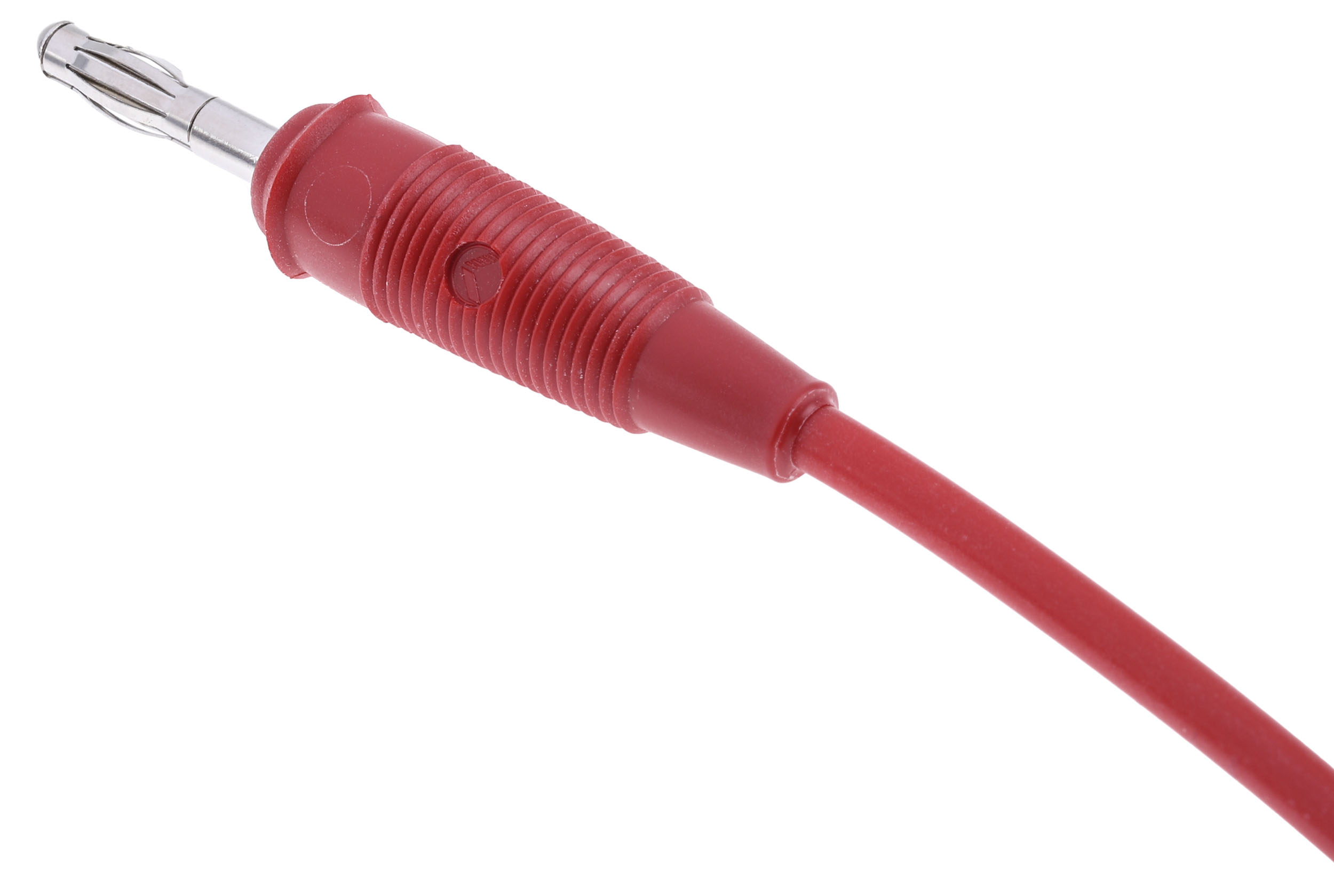 Hirschmann Test & Measurement Test lead, 10A, 60V dc, Red, 1m Lead Length