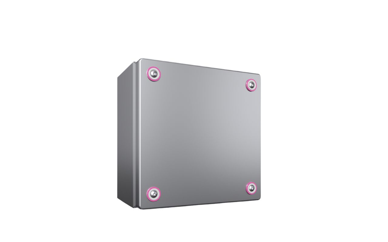 Rittal KX Series Stainless Steel Terminal Box, IP66, 200 mm x 200 mm x 120mm