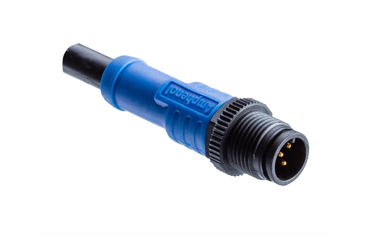 Amphenol Industrial Industrial Circular Connector, 5 Contacts, Threaded, Plug, Male, IP68, NMEA 2000 Series