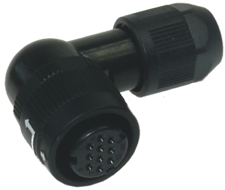 Hirose Circular Connector, 10 Contacts, Cable, Miniature Connector, Plug, Female, IP67, IP68, HR34B Series