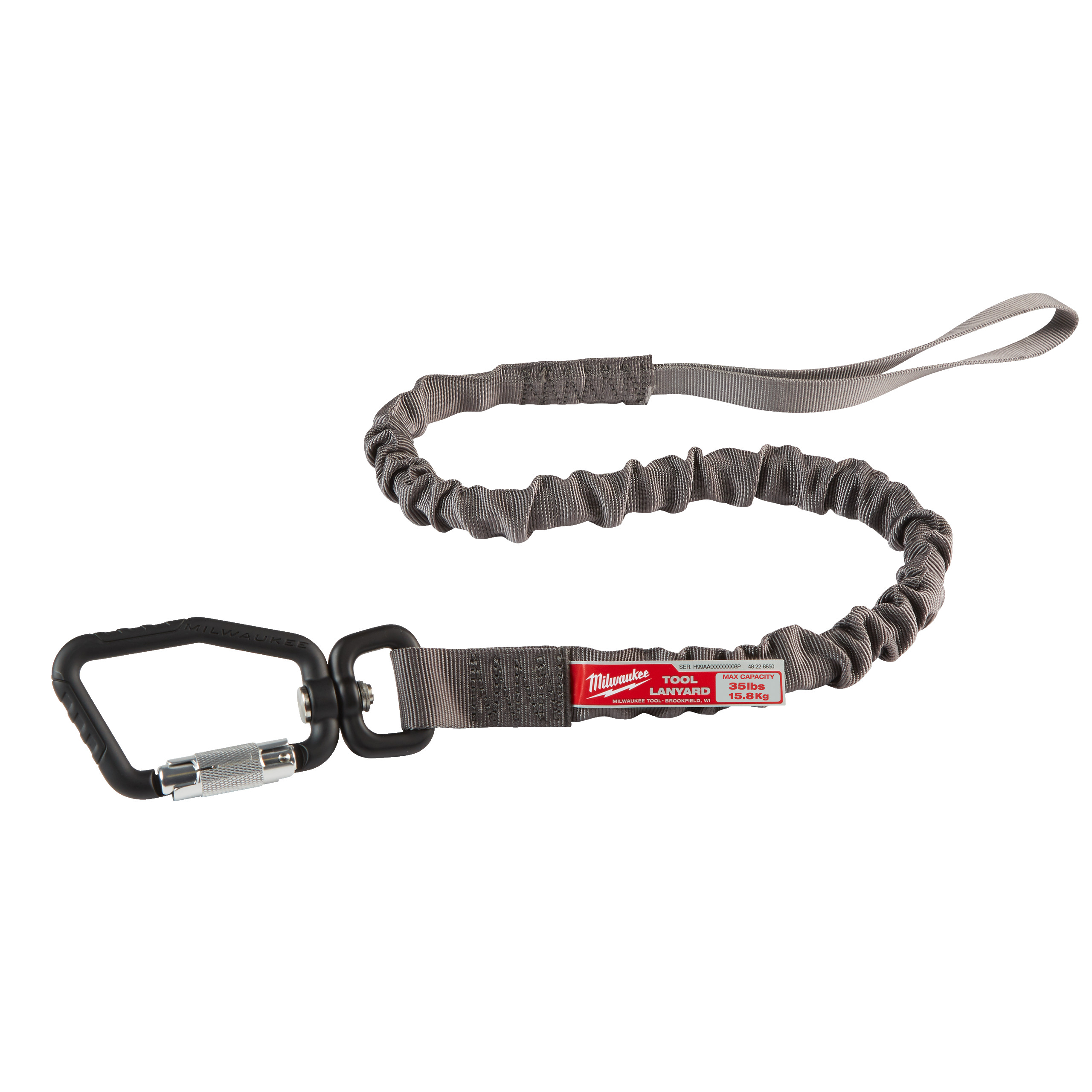 Milwaukee 101.5 cm Nylon Webbing Tool Lanyard Lanyard, 15kg Capacity