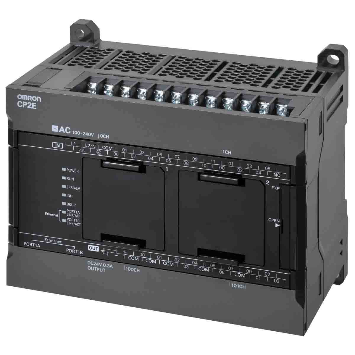 Omron CP2E Series PLC CPU for Use with CP2E Series, Relay Output, 18-Input, Digital Input