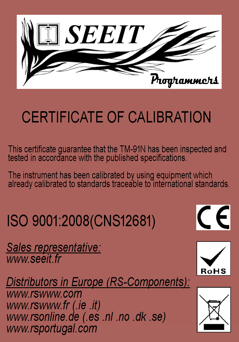 Seeit TM-91 Radiation Meter for detecting Beta Rays, Gamma Rays, X Rays
