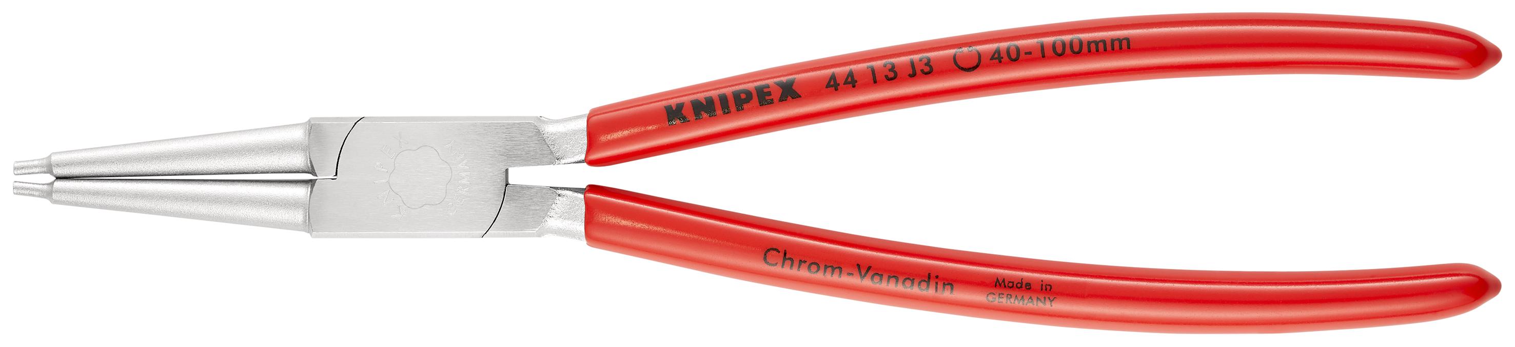 Knipex 44 13 J3 Pliers, 225 mm Overall, Straight Tip